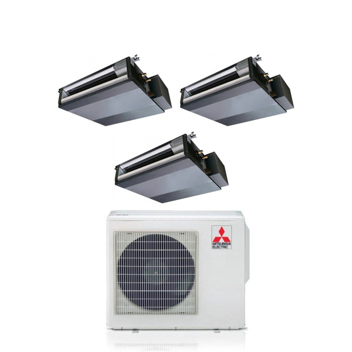 Climatizzatore Condizionatore Mitsubishi Electric Canalizzato Canalizzabile Trial Split Inverter 9+9+12 con MXZ-3F68VF R-32 Wi-Fi Optional 9000+9000+12000