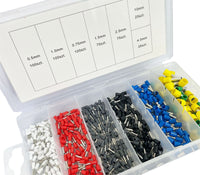 SEt 500pz TERMINALI CONNETTORI CAPICORDA PREISOLATI PER CAVI ELETTRICI 02036