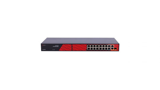 SF-SW1916HIPOE-HF-300 Ethernet PoE Hybrid<br />Switch 16 RJ45 ports (14xPoE+ 2xHi-PoE) 2 Uplink<br />RJ45 1SFP