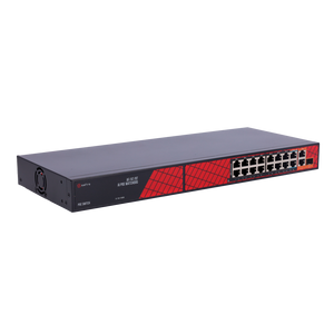 SF-SW1916HIPOE-HF-300 Ethernet PoE Hybrid<br />Switch 16 RJ45 ports (14xPoE+ 2xHi-PoE) 2 Uplink<br />RJ45 1SFP