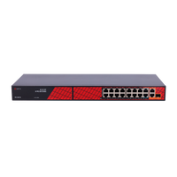 SF-SW1916HIPOE-HF-300 Ethernet PoE Hybrid<br />Switch 16 RJ45 ports (14xPoE+ 2xHi-PoE) 2 Uplink<br />RJ45 1SFP