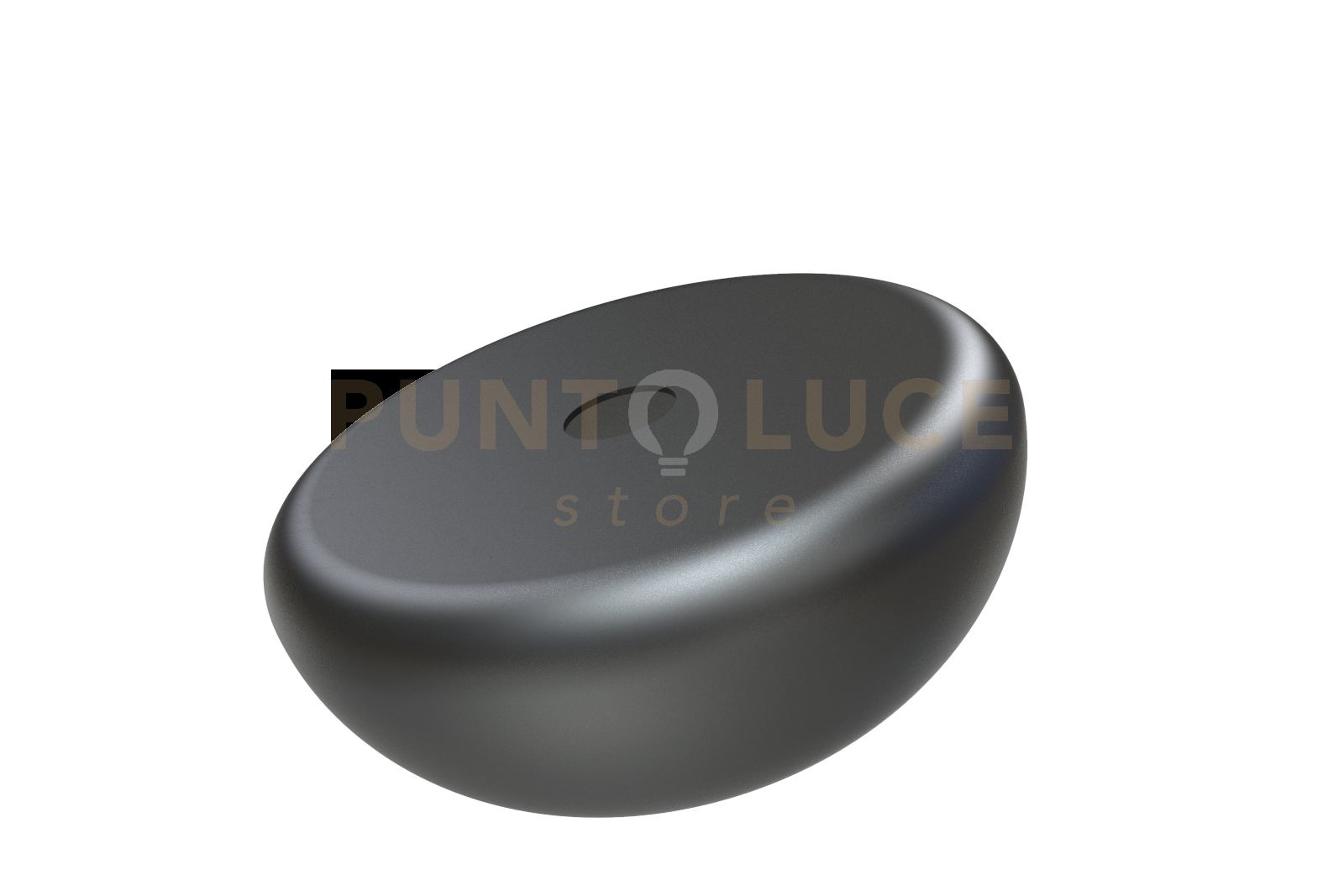 SFERA-7 FS Sfera decorativa in vetro color fumè satinato per modelli Kira diametro 22cm h10cm