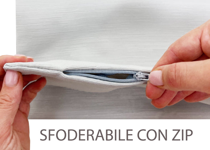 Coppia Cuscini Arredo Imbottiti Tessuto Ottoman In Tinta Unita Bordeaux 27 - 50x50 - Bordeaux 27