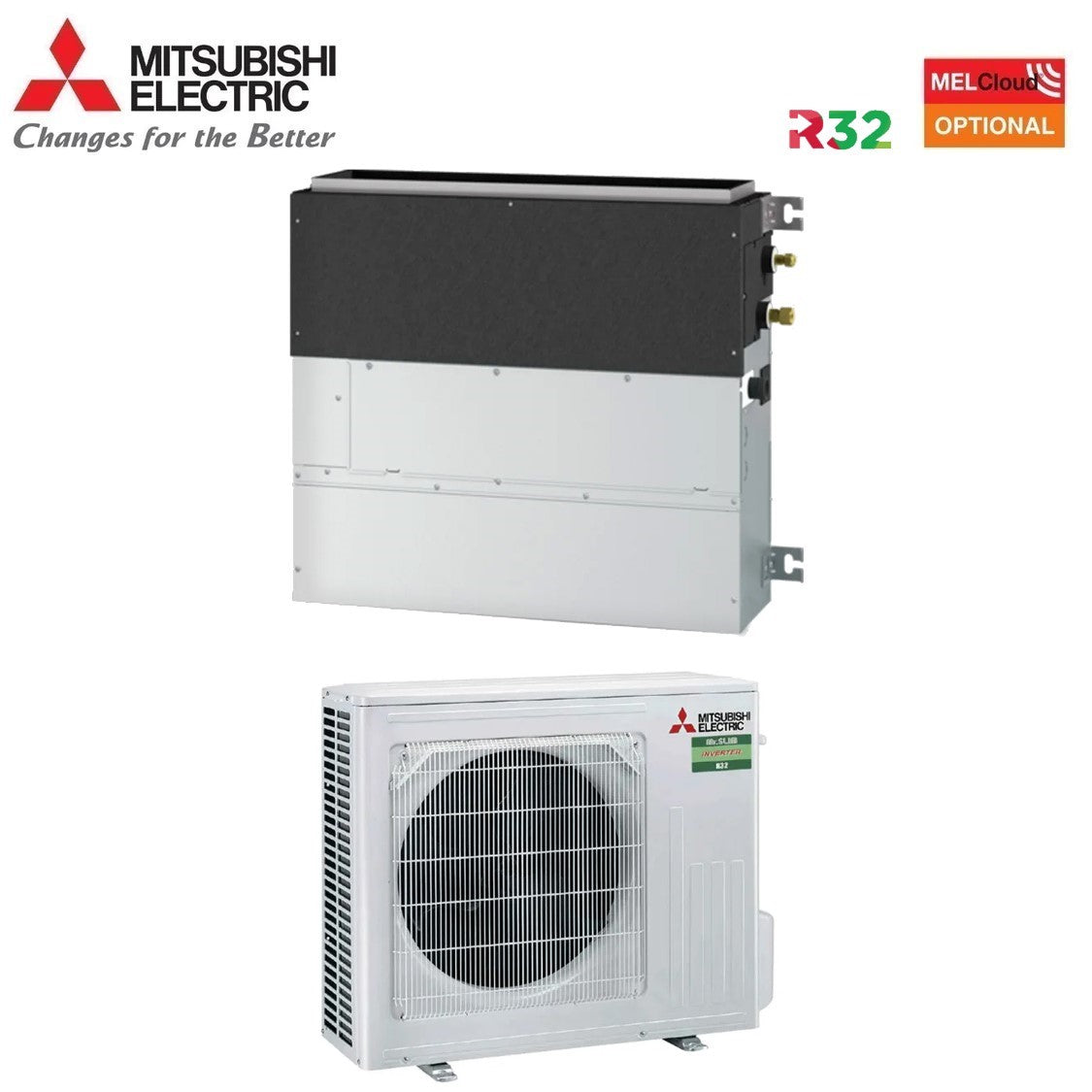 Climatizzatore Condizionatore Mitsubishi Electric Pavimento ad Incasso Inverter 24000 Btu SFZ-M71VA + SUZ-M71VA R-32 Wi-Fi Optional