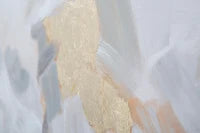 Dipinto Su Tela White Flower -B- Cm 90X3,7X90