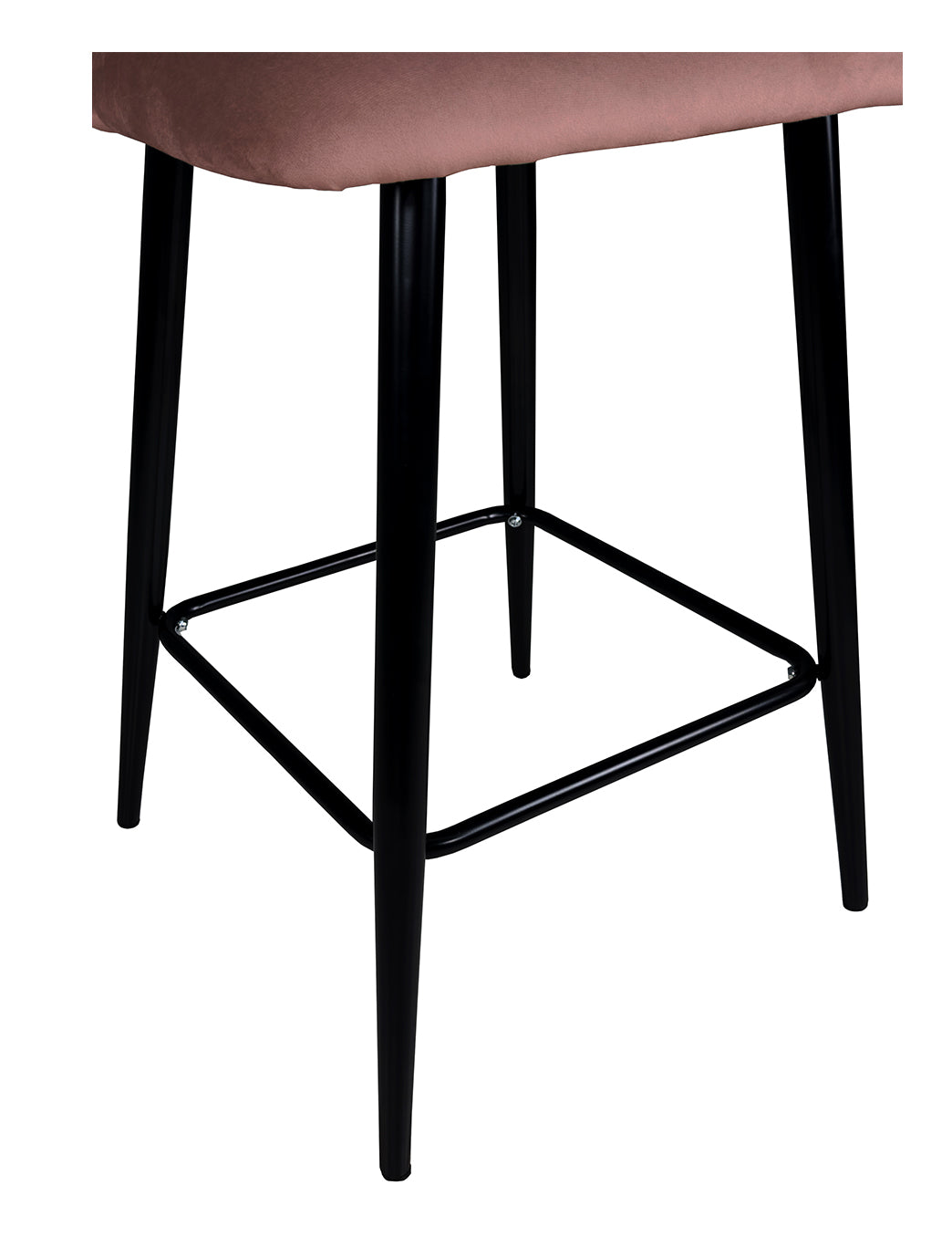 Sgabello cucina imbottito, sgabello alto in rosso mattone - Zoe - SG36ZOPM