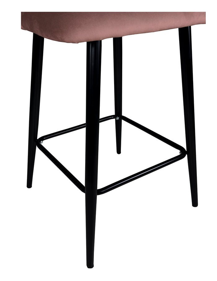 Sgabello cucina imbottito, sgabello alto in rosso mattone - Zoe - SG36ZOPM