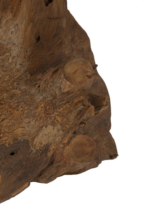 SGABELLO JAMET IN TEAK RICICLATO CM Ø 35X40 (PEZZI UNICI - NON RIP. IN SERIE)