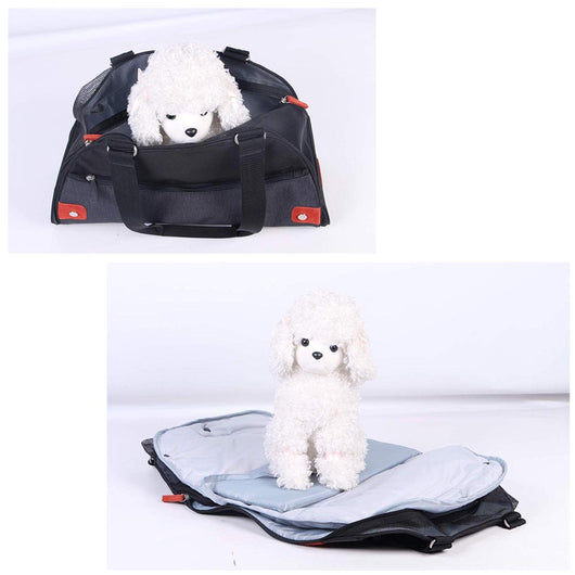 Trasportino borsa per cani e gatti 2 in 1 borsa & tappeto max 5 kg transformer rota