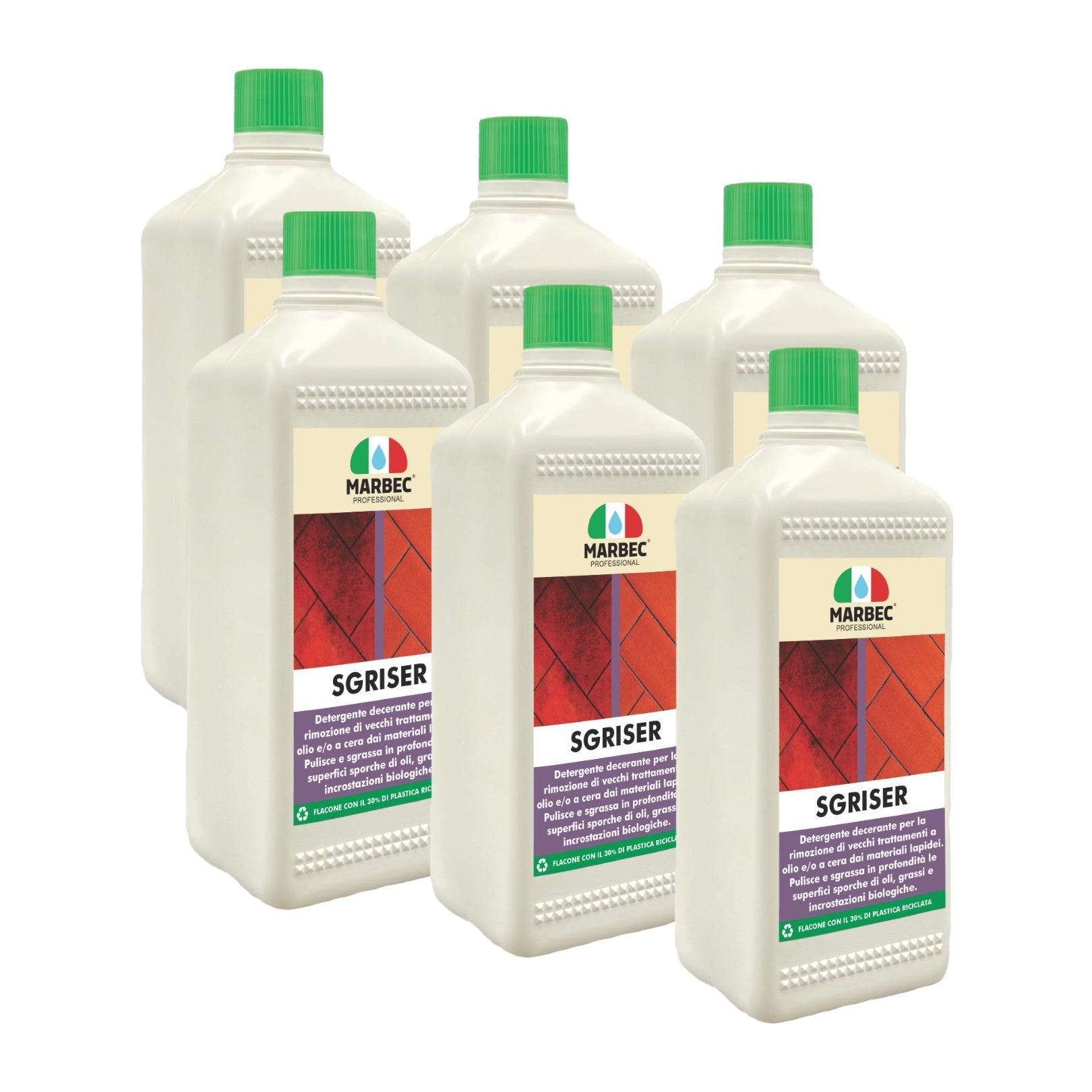 Detergente sgrassante professionale SGRISER   1LTx6Pz