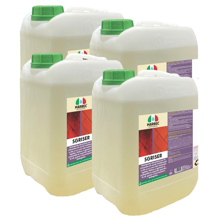 Detergente sgrassante professionale SGRISER   5LTx4Pz