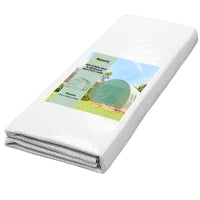 Telo Serra in PE con 8 Finestre, Porta Avvolgibile e Bordi Interrati, 4x3x2 m, Verde