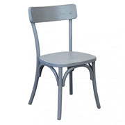 SEDIA IN LEGNO GRIGIO POLLY