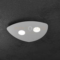 SHAPE APPLIQUE-PLAFONIERA 2 LUCI GRIGIO 1143-2-GR
