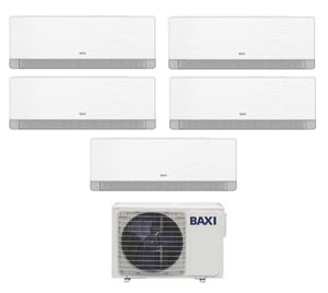 Condizionatore Penta Split Baxi SIDERA 9+9+9+9+12 con LSGT125-5M R-32 Wi-Fi Integrato