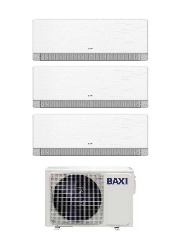 Condizionatore Trial Split Baxi SIDERA 9+12+12 con LSGT70-3M R-32 Wi-Fi Integrato