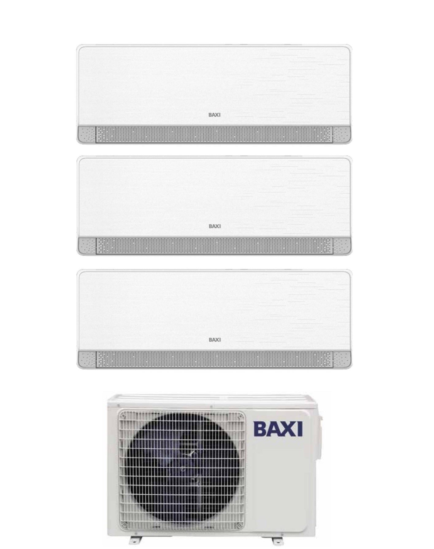 Condizionatore Trial Split Baxi SIDERA 12+12+12 con LSGT70-3M R-32 Wi-Fi Integrato