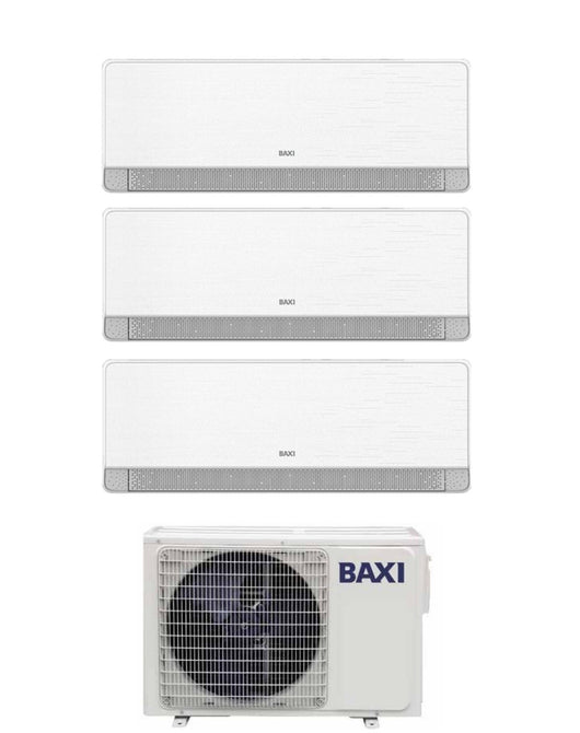 Condizionatore Trial Split Baxi SIDERA 12+12+12 con LSGT70-3M R-32 Wi-Fi Integrato
