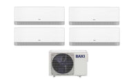 Condizionatore Quadri Split Baxi SIDERA 9+9+12+12 con LSGT100-4M R-32 Wi-Fi Integrato