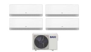 Condizionatore Quadri Split Baxi SIDERA 9+9+12+12 con LSGT100-4M R-32 Wi-Fi Integrato
