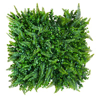 Pannelli Verde Verticale 50×50 cm Ultra-realistici e folti, per interno/esterno FELCI E BOSSO - Eternal Parquet