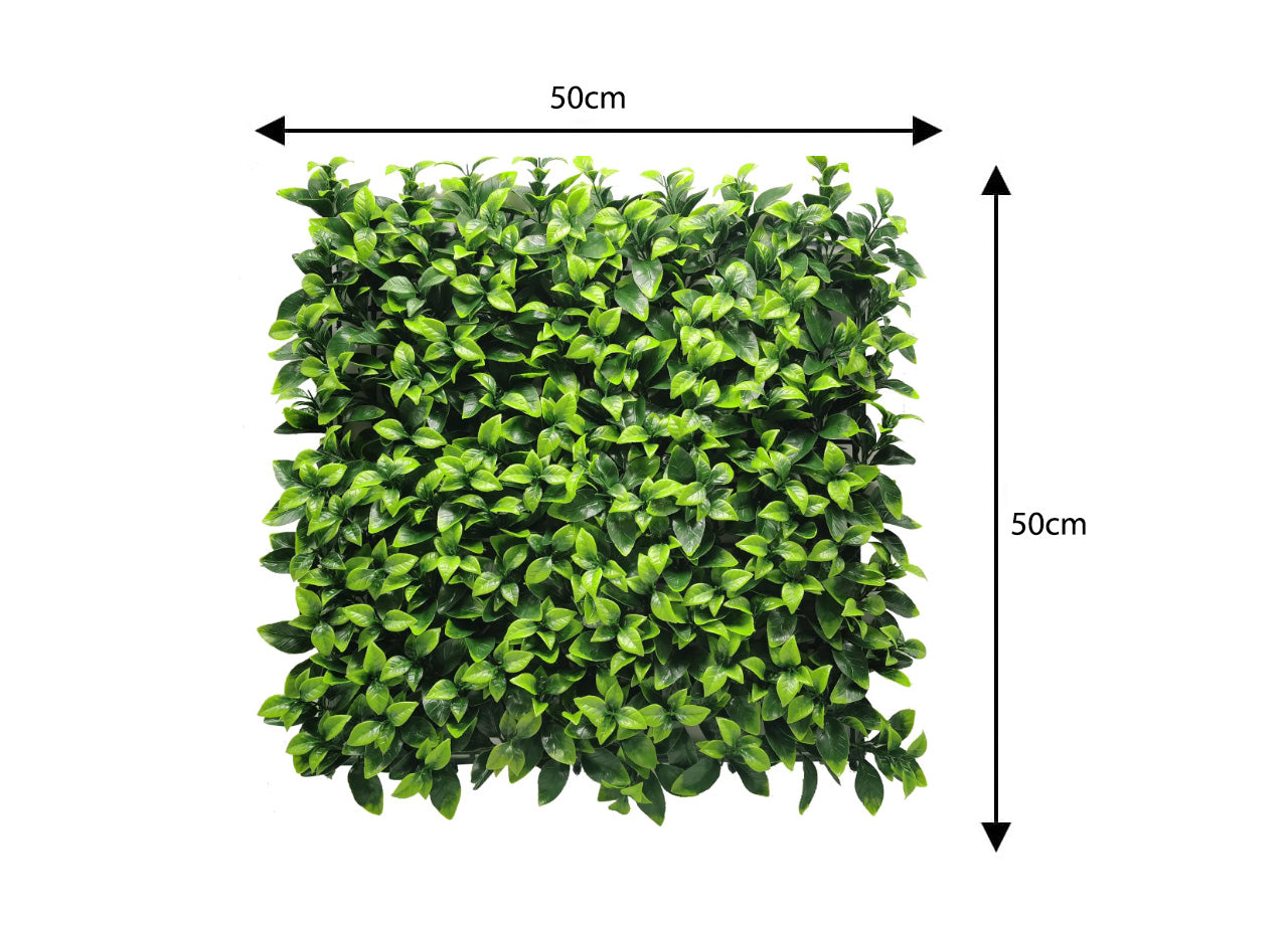 Siepe Artificiale A Parete Decorazione Interni Design Modello Diva - 50x50 - Diva
