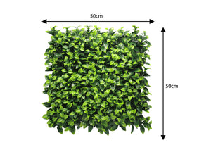 Siepe Artificiale A Parete Decorazione Interni Design Modello Diva - 50x50 - Diva