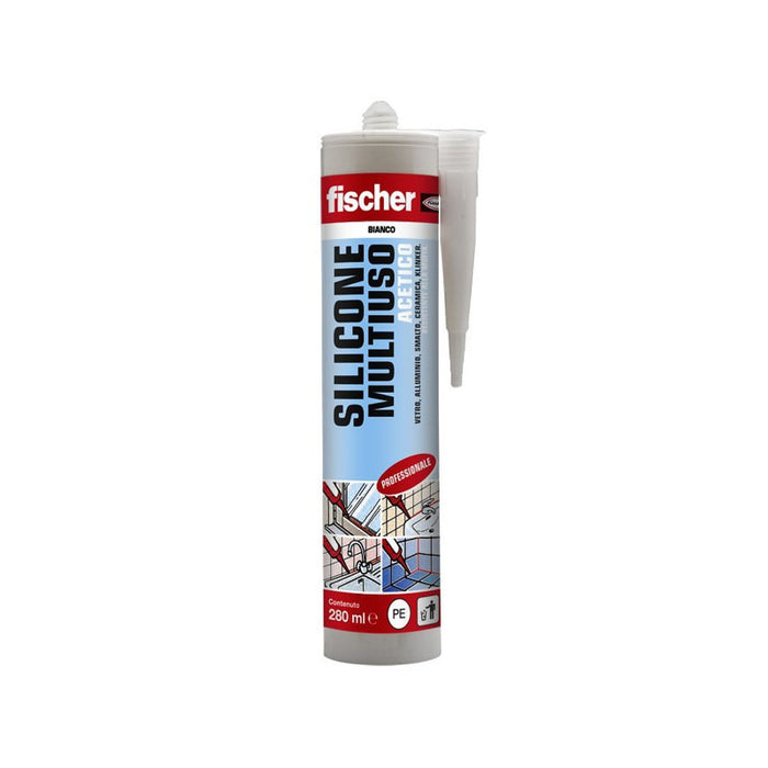 SILICONE ACETICO MULTIUSO Sam Ne - 280ml - Fischer 9352