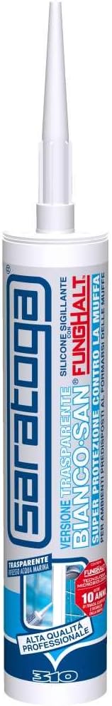 SILICONE ANTIMUFFA BIANCOSAN TRASPARENTE 310ML - SARATOGA