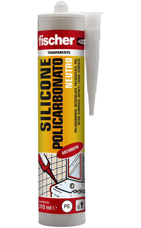 SILICONE POLICARBONATO NEUTRO SNP - 310 ml - FISCHER 9384