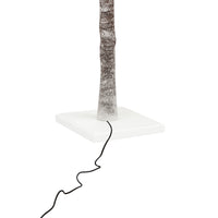 Gemini - Albero di Natale Spoglio Innevato H150 cm con 186 Luci LED