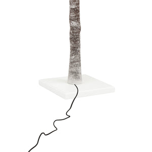 Gemini - Albero di Natale Spoglio Innevato H150 cm con 186 Luci LED