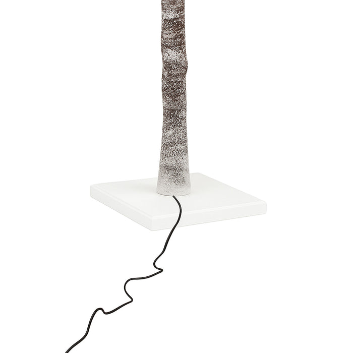 Gemini - Albero di Natale Spoglio Innevato H150 cm con 186 Luci LED