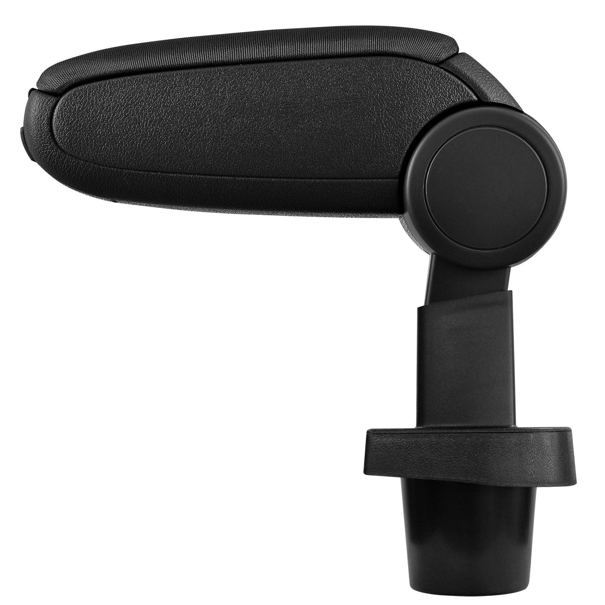 [pro.tec] Bracciolo centrale - Poggiabraccio con vano portaoggetti - imbottito - in tessuto - nero - Toyota Yaris