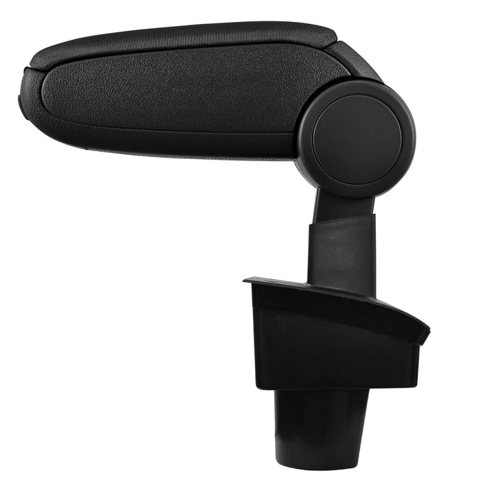 [pro.tec] Bracciolo centrale - Poggiabraccio con vano portaoggetti - imbottito - in tessuto - nero - VW Passat (B6 3C)