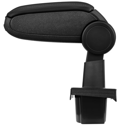 [pro.tec] Bracciolo centrale - Poggiabraccio con vano portaoggetti - imbottito - in similpelle - nero - Skoda Octavia 2