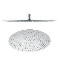 Soffione doccia tondo acciaio inox 2 mm spessore effetto pioggia varie misure bagno *** misure diam. 500x2 mm 288 uge...