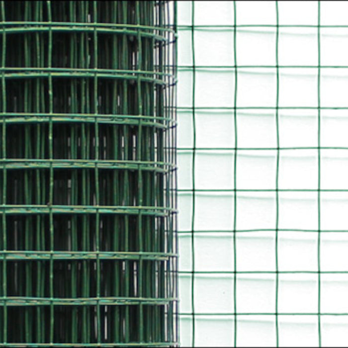 Rete metallica maglia quadra 1 x 5 mt verde 5 rotoli 03_0007162