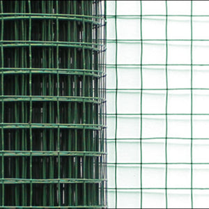 Rete Metallica in Rotolo da 5m Alta 1m Maglia Quadrata Rete in Acciaio per Recinzione - 5 Rotoli pro.tec