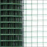 Rete Metallica in Rotolo da 5m Alta 1m Maglia Quadrata Rete in Acciaio per Recinzione - 1 Rotolo pro.tec