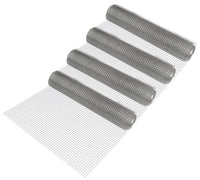 Rete Metallica in Rotolo da 25m Alta 1m Maglia Quadrata Rete in Acciaio per Recinzione - 4 Rotoli pro.tec