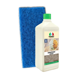Smacchiare legno SMACCHIO LEGNO   1LT + Tampone Blu