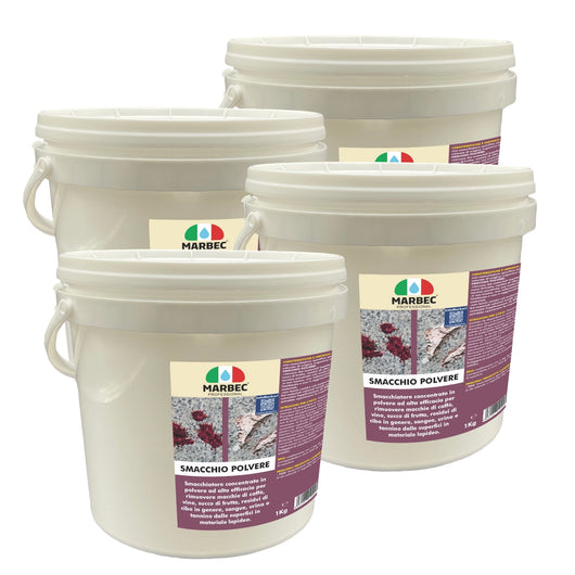 Come togliere le macchie di vino, caffè SMACCHIO POLVERE   1KGx4Pz