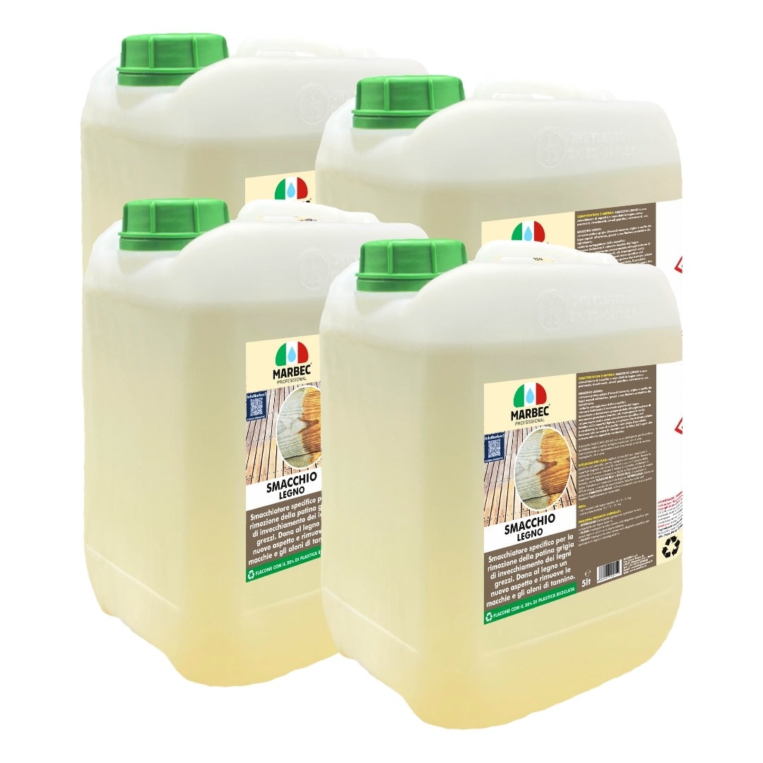 Smacchiare legno SMACCHIO LEGNO   5LTx4Pz