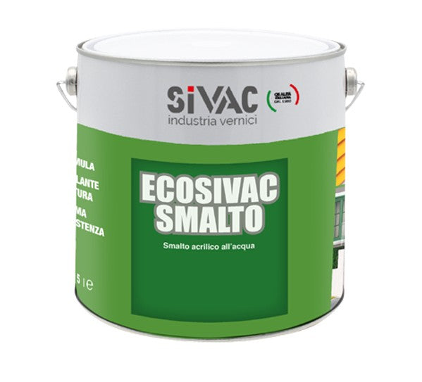 SMALTO ECOSIVAC BIANCO LUCIDO ML750 ACQUA ACRILIC