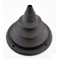 SOFFIETTO NERO CON FLANGIA - FORO Ø 12 X 150