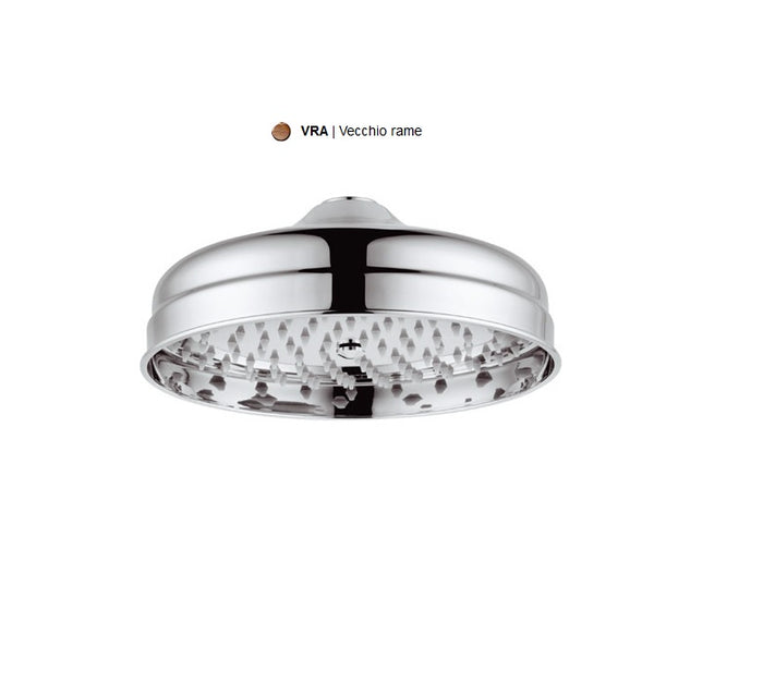 SOFFIONE Old fashion BIANCHI  Vecchio rame