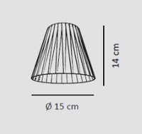 SOFIA-PARALUME in tessuto per lampade attacco E14