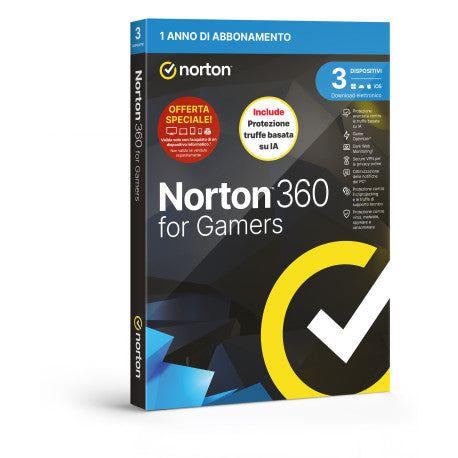 SOFTWARE ANTIVIRUS 360 FOR GAMERS 2026 ATTACH - 3 DISPOSITIVI 50GB ...