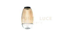 SOLO VETRO AMBRA EKOS D.12CM H.20,8CM BASE ACQUISTABILE SEPARATAMENTE